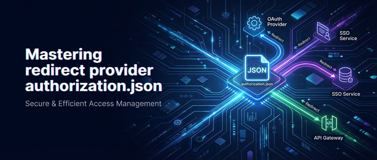 Mastering redirect provider authorization.json