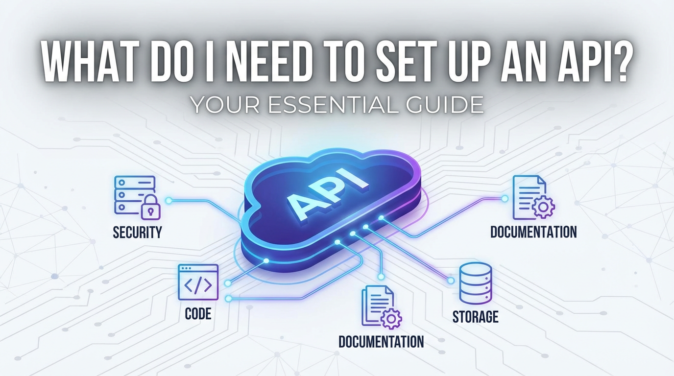 What Do I Need to Set Up an API? Your Essential Guide