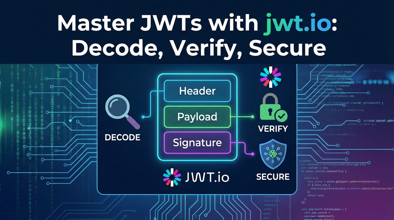 Master JWTs with jwt.io: Decode, Verify, Secure