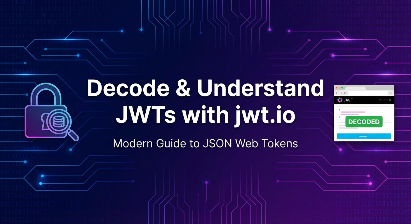 Decode & Understand JWTs with jwt.io