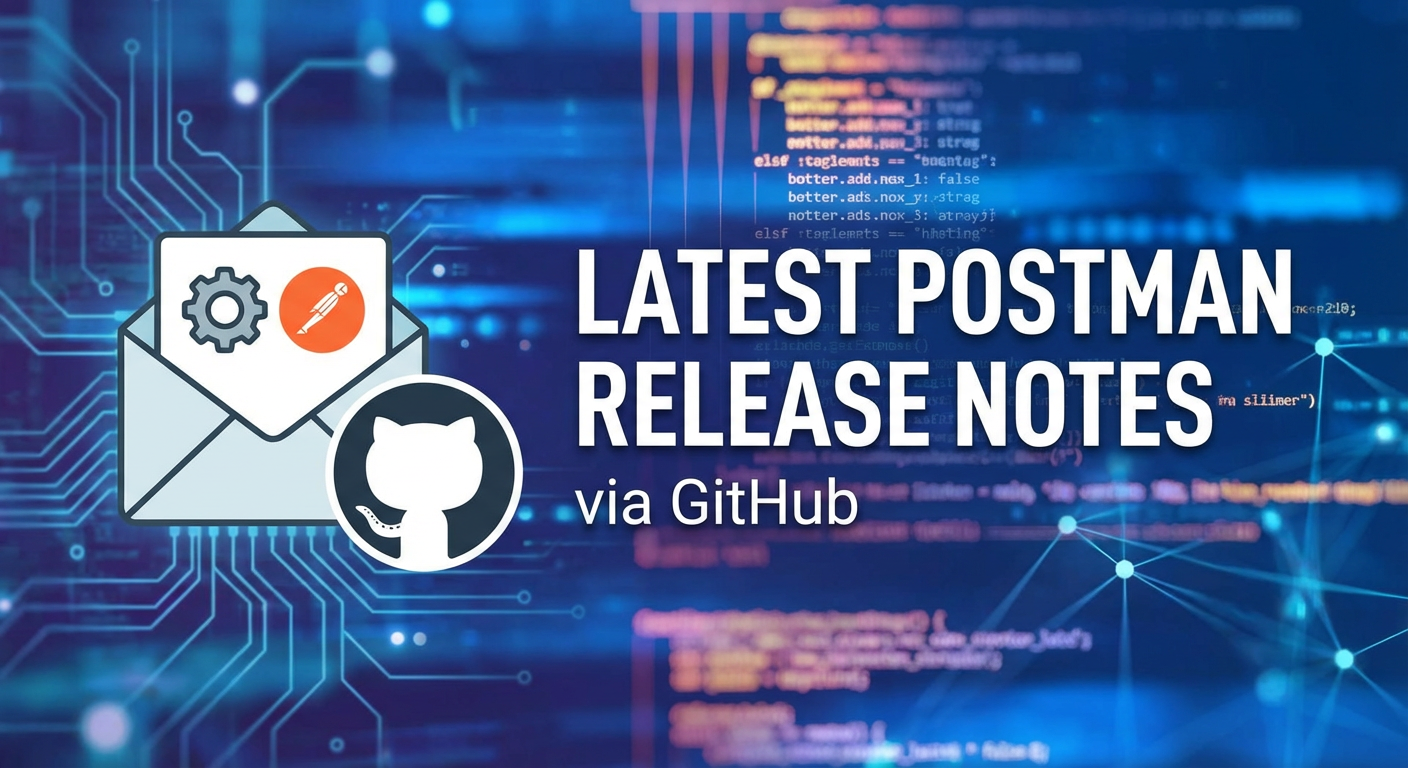Latest Postman Release Notes on GitHub
