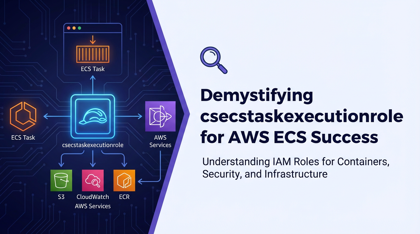 Demystifying csecstaskexecutionrole for AWS ECS Success