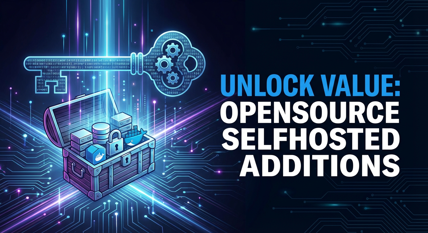 Unlock Value: Opensource Selfhosted Additions