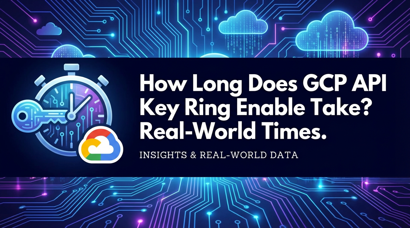 How Long Does GCP API Key Ring Enable Take? Real-World Times