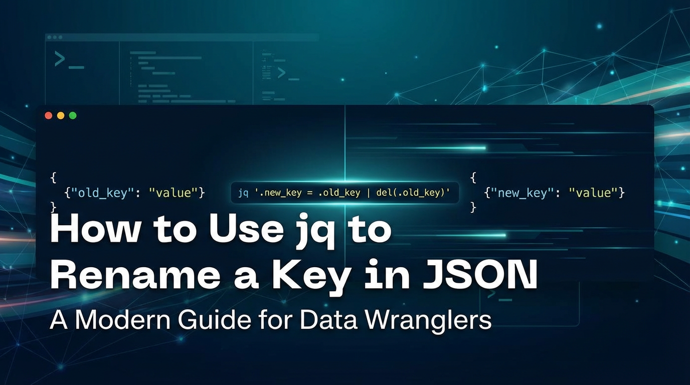 How to Use jq to Rename a Key in JSON