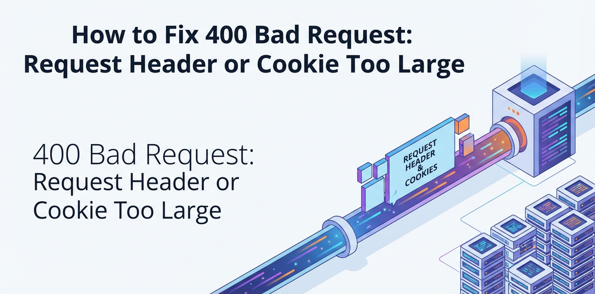 How to Fix '400 Bad Request: Request Header or Cookie Too Large'