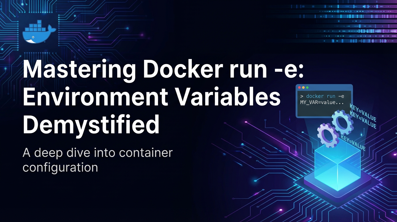Mastering Docker run -e: Environment Variables Demystified