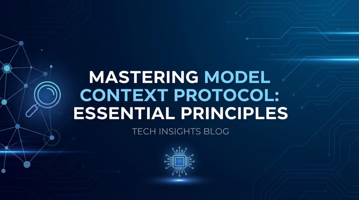 Mastering Model Context Protocol: Essential Principles