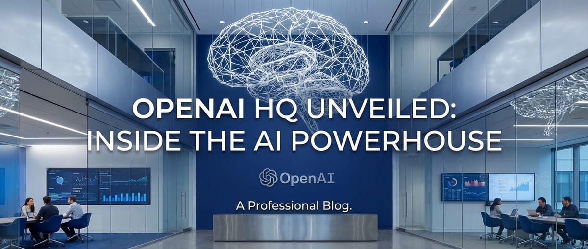 OpenAI HQ Unveiled: Inside the AI Powerhouse
