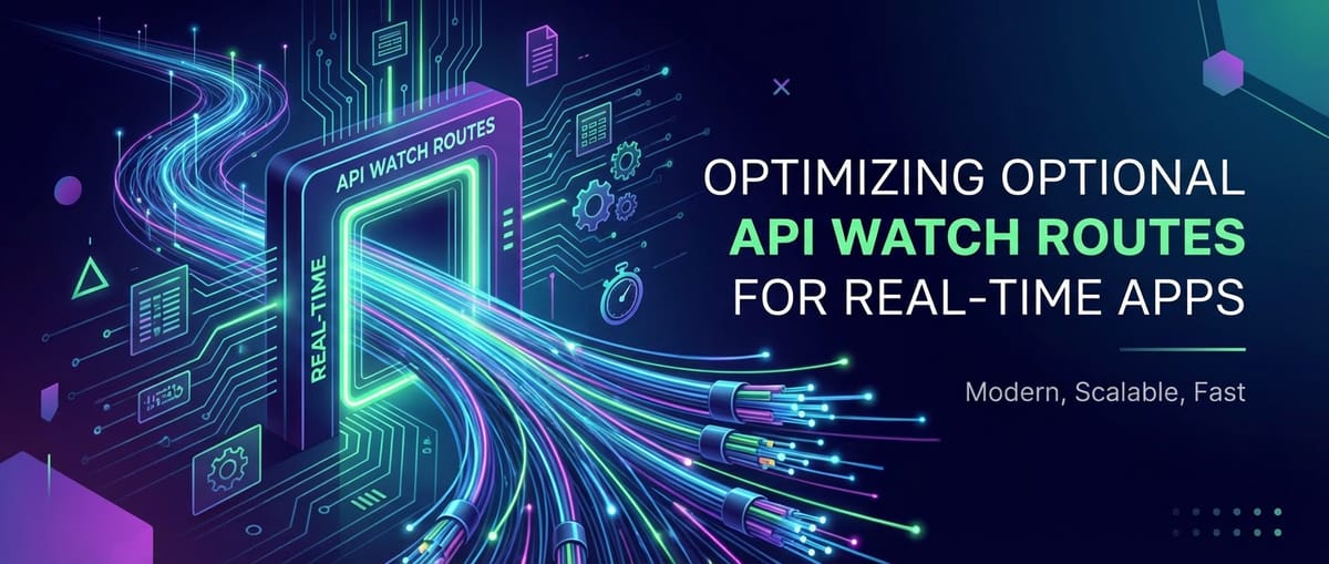 Optimizing Optional API Watch Routes for Real-time Apps