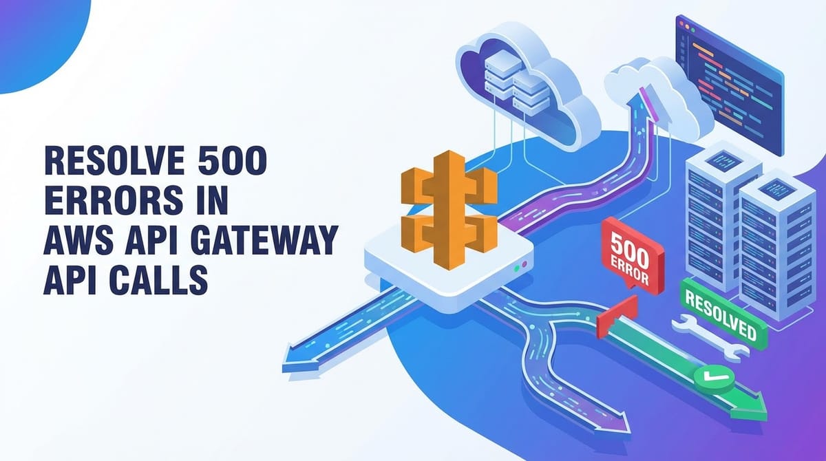 Resolve 500 Errors in AWS API Gateway API Calls