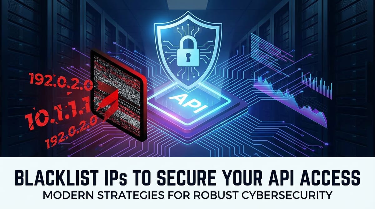 Blacklist IPs to Secure Your API Access