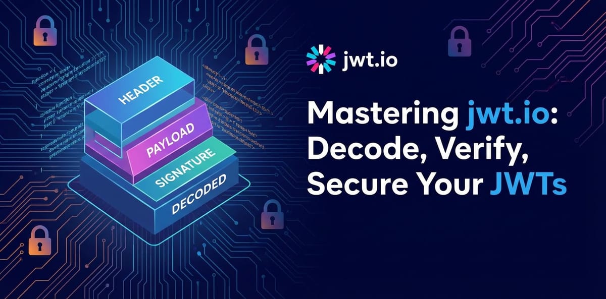 Mastering jwt.io: Decode, Verify, Secure Your JWTs