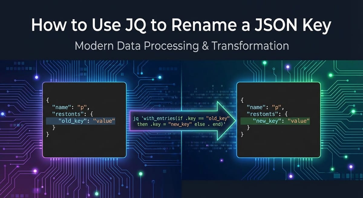 How to Use JQ to Rename a JSON Key