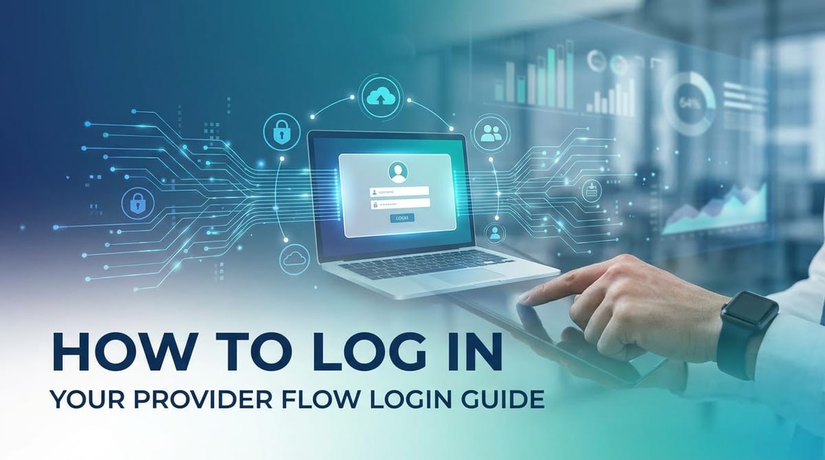 How to Log In: Your Provider Flow Login Guide