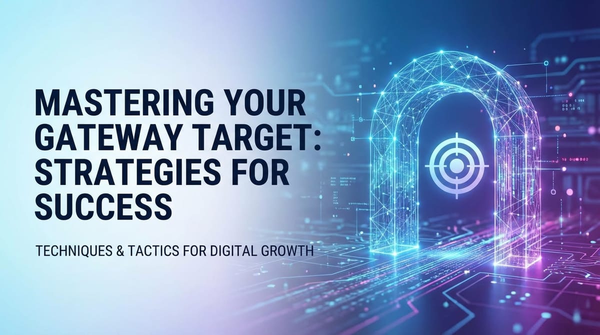 Mastering Your Gateway Target: Strategies for Success