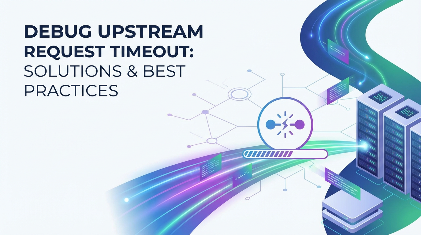 Debug Upstream Request Timeout: Solutions & Best Practices