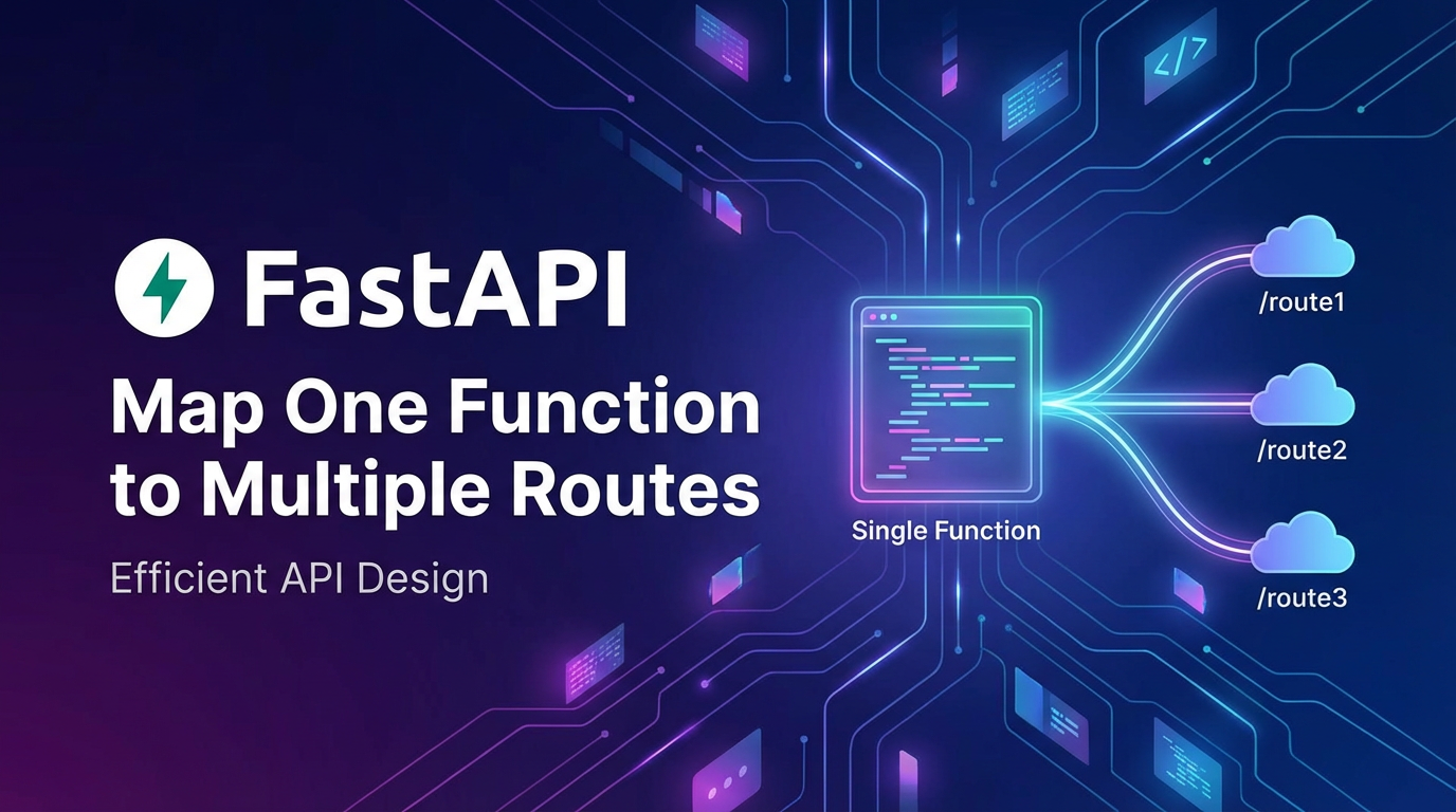 FastAPI: Map One Function to Multiple Routes