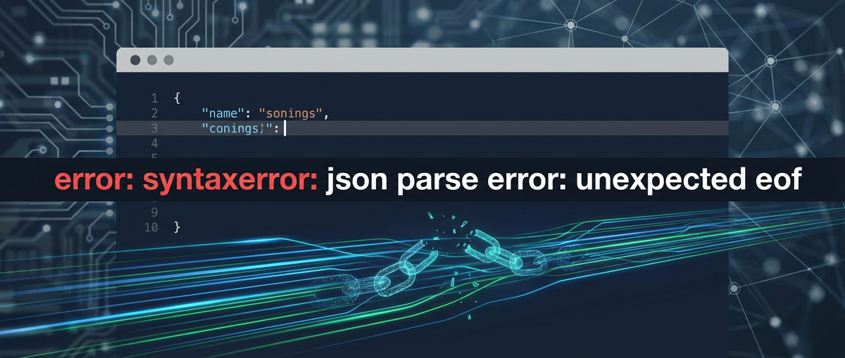Fix `error: syntaxerror: json parse error: unexpected eof`