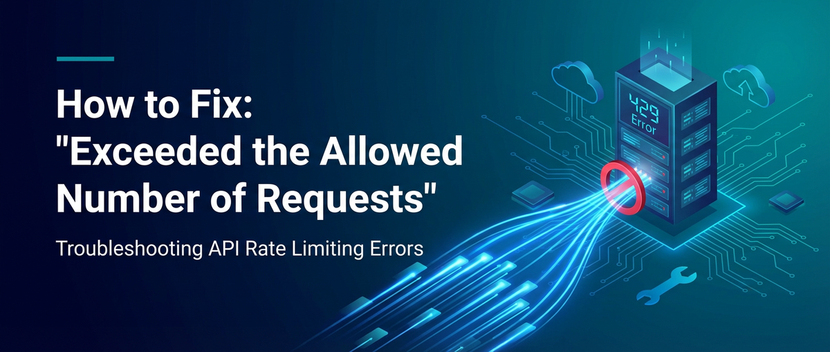 How to Fix 'Exceeded the Allowed Number of Requests'