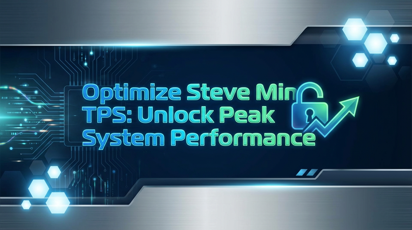 Optimize Steve Min TPS: Unlock Peak System Performance