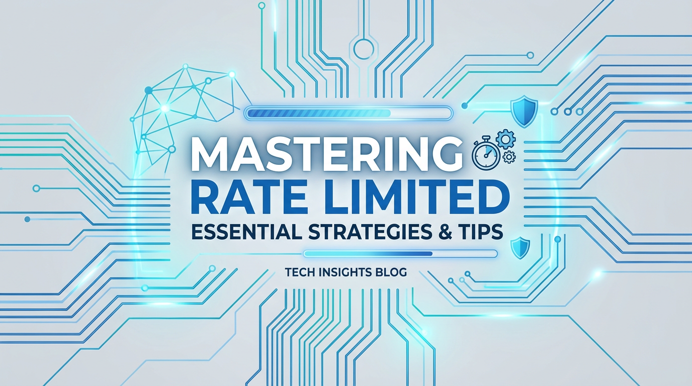 Mastering Rate Limited: Essential Strategies & Tips