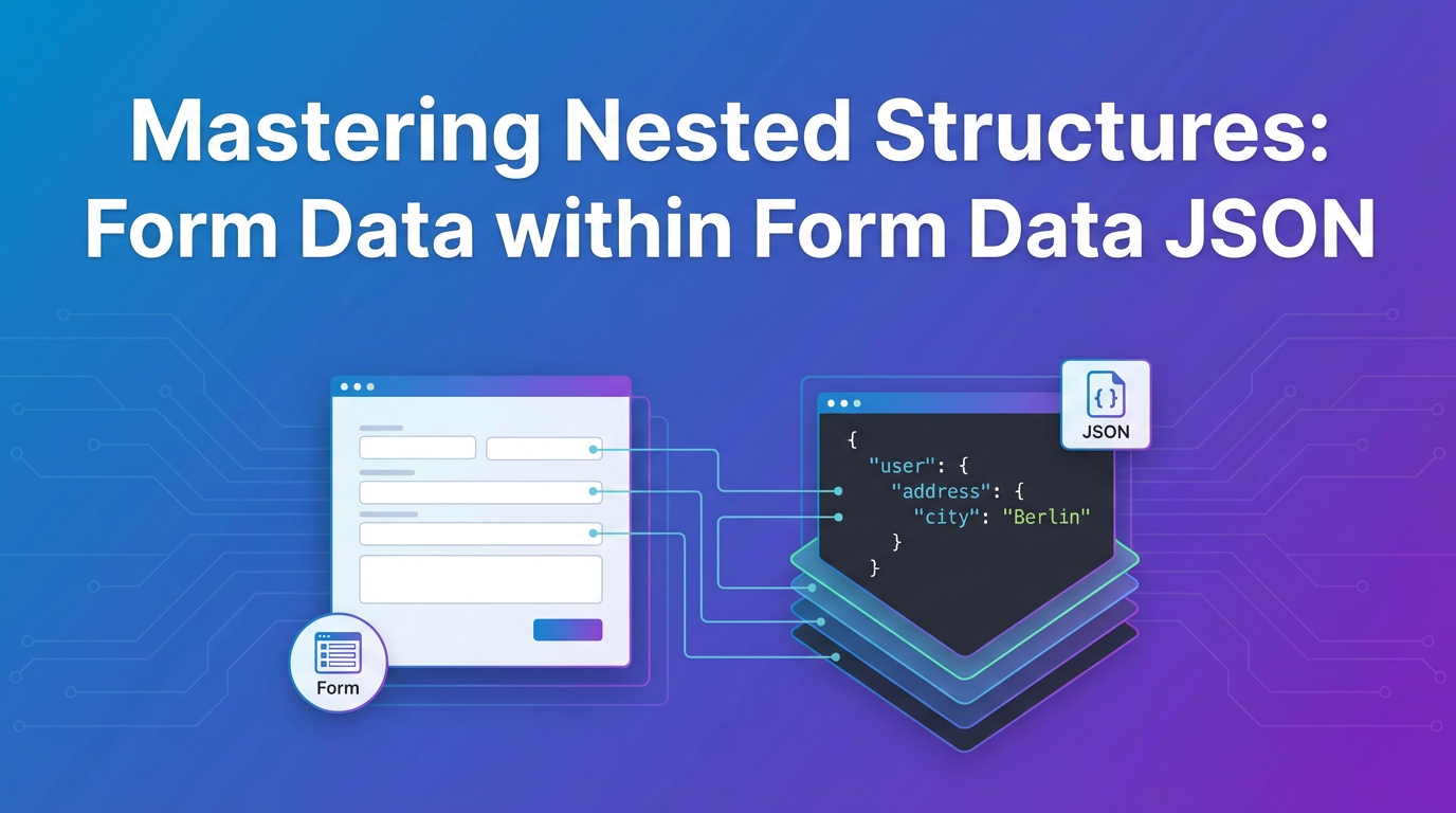 Form Data within Form Data JSON: Mastering Nested Structures