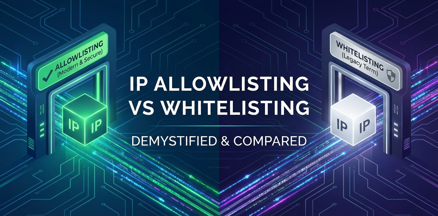 IP Allowlisting vs Whitelisting: Demystified & Compared