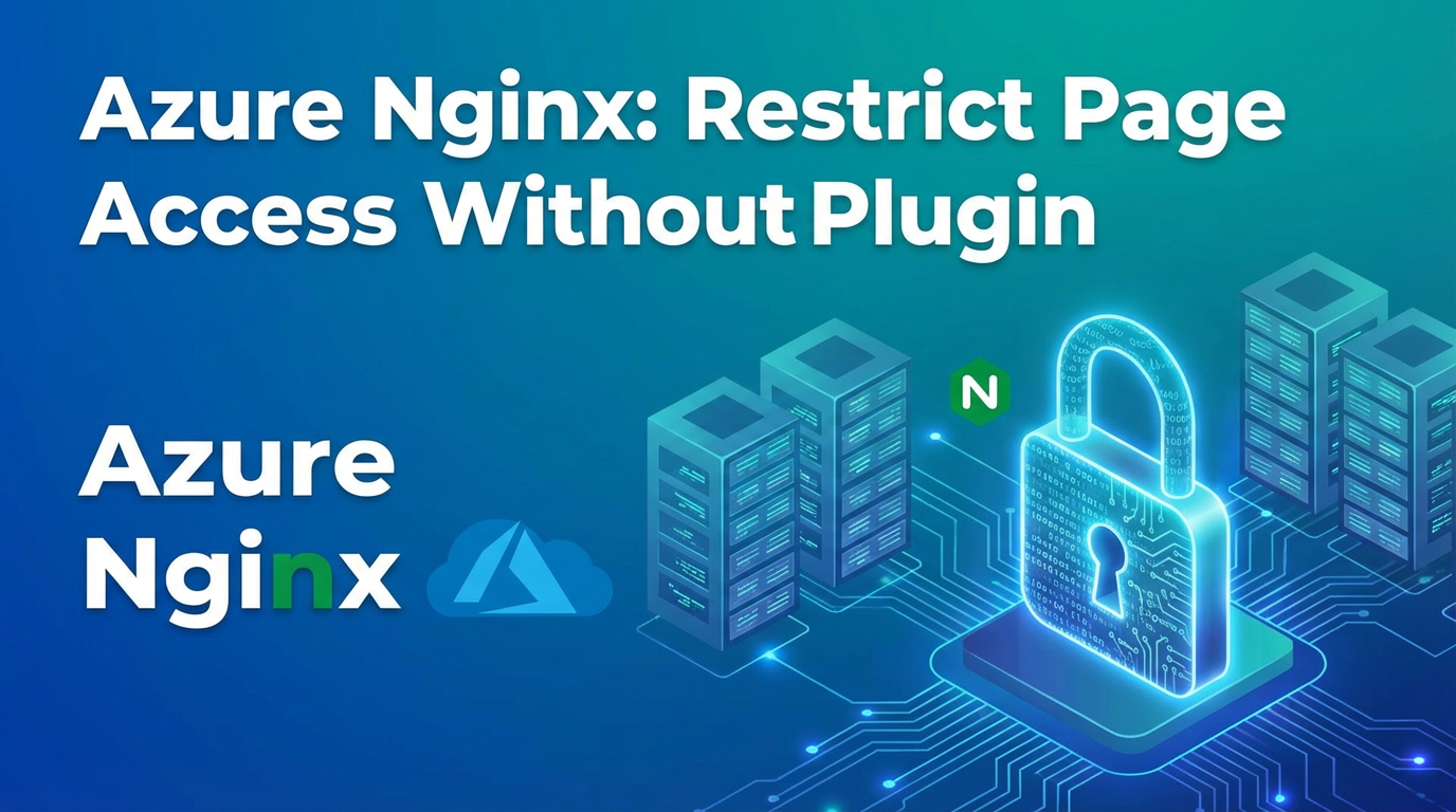 Azure Nginx: How to Restrict Page Access Without Plugin