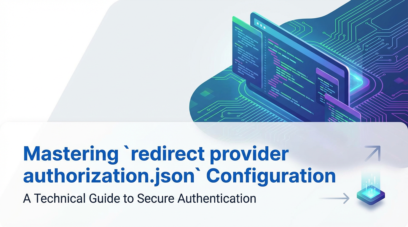 Mastering `redirect provider authorization.json` Configuration