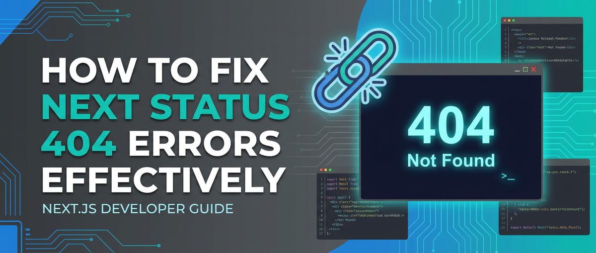 How to Fix Next Status 404 Errors Effectively