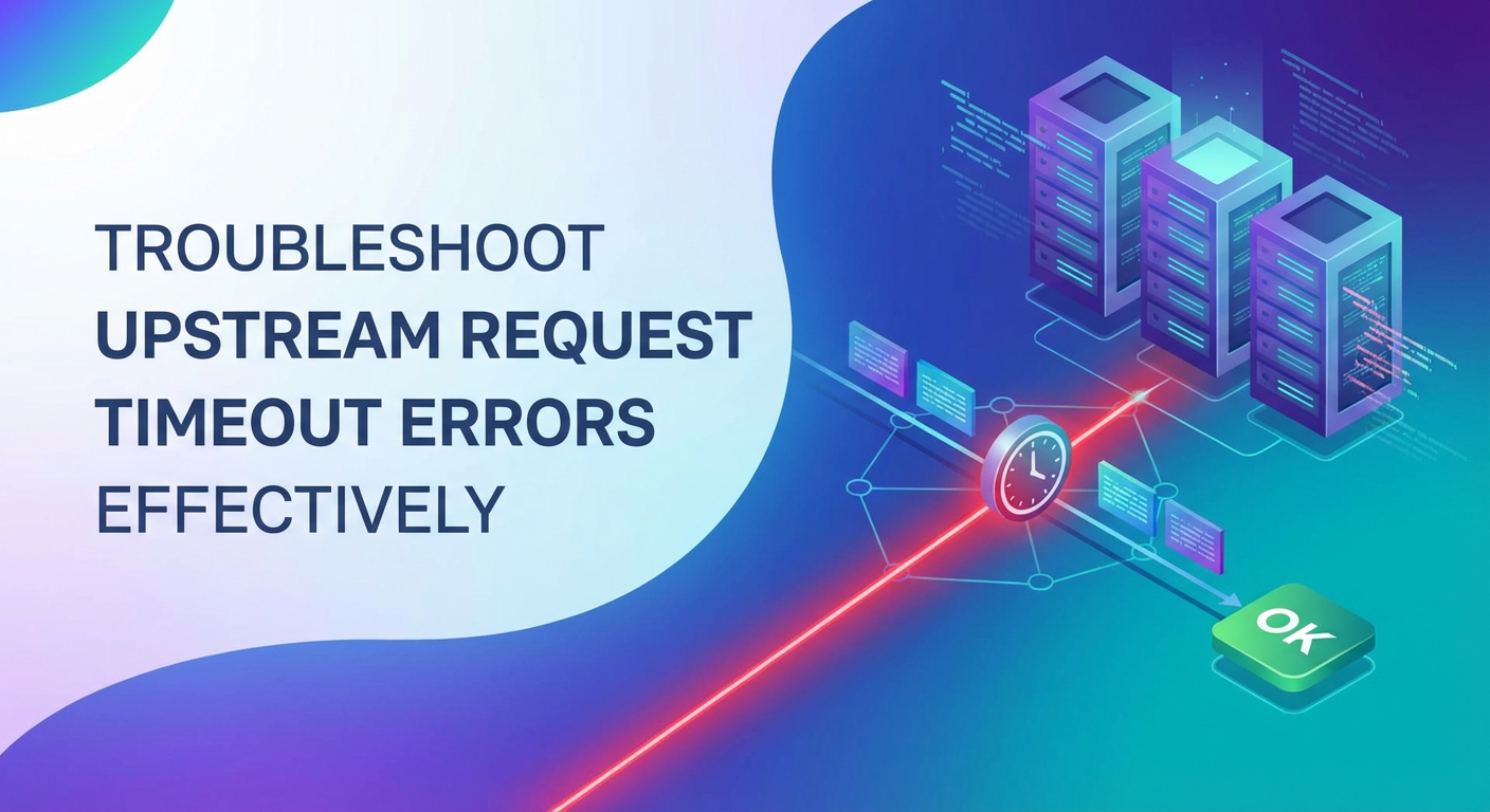 Troubleshoot Upstream Request Timeout Errors Effectively