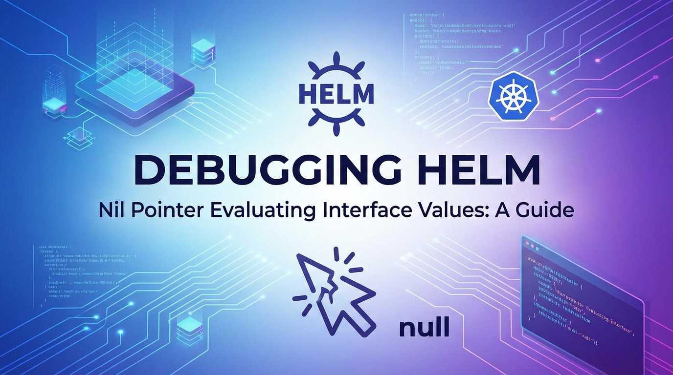 Debugging Helm Nil Pointer Evaluating Interface Values: A Guide