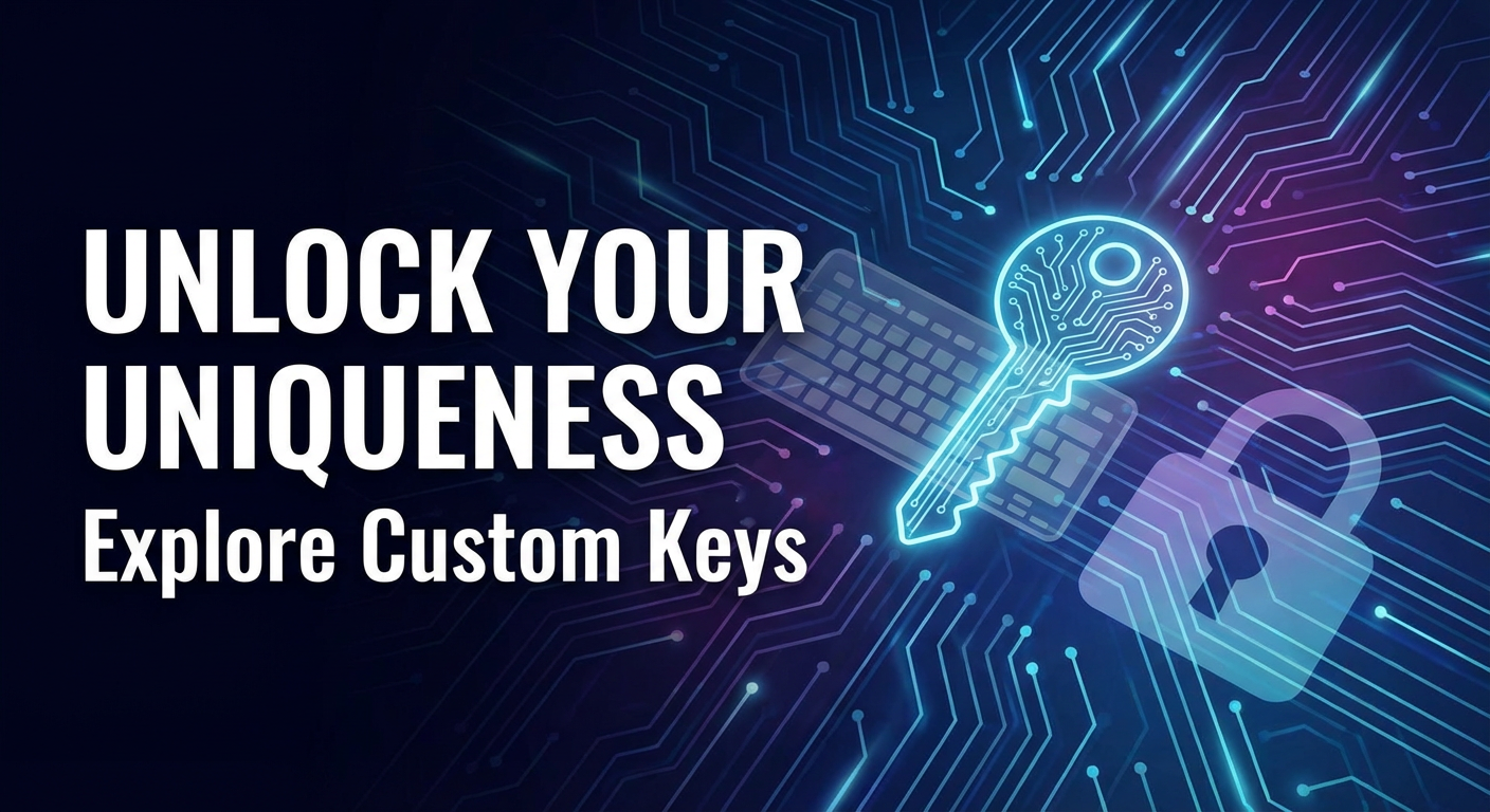 Unlock Your Uniqueness: Explore Custom Keys