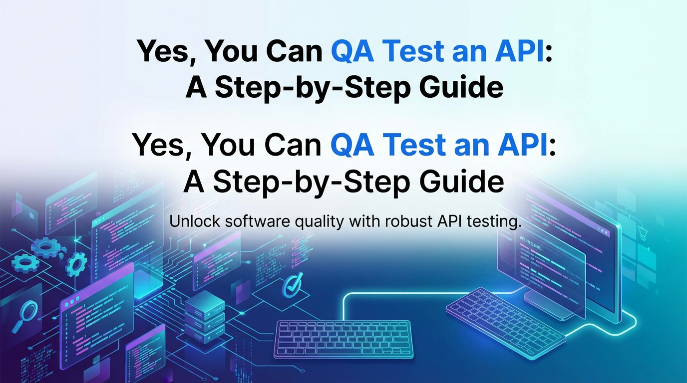 Yes, You Can QA Test an API: A Step-by-Step Guide