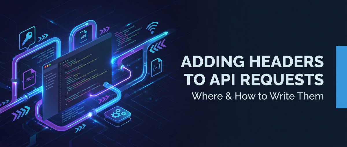 Adding Headers to API Requests: Where & How to Write Them