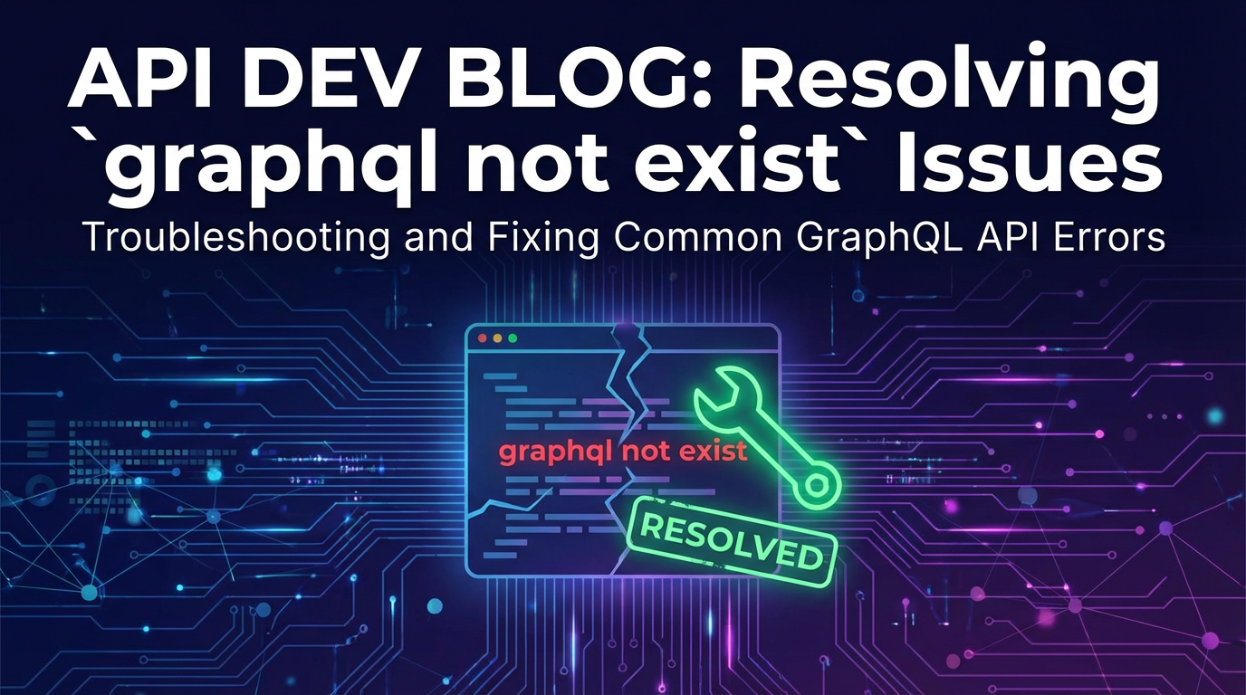Resolving `graphql not exist` Issues in Your API