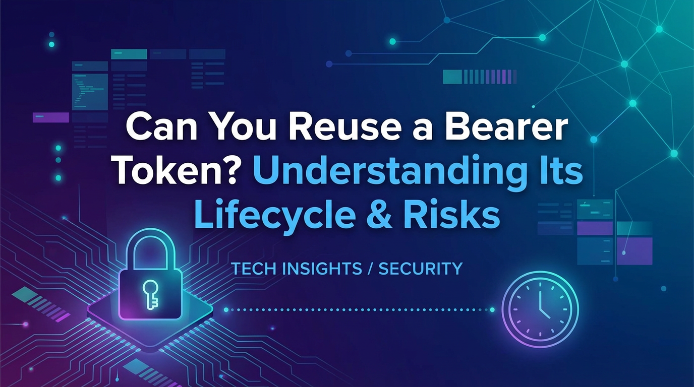 Can You Reuse a Bearer Token? Understanding Its Lifecycle & Risks