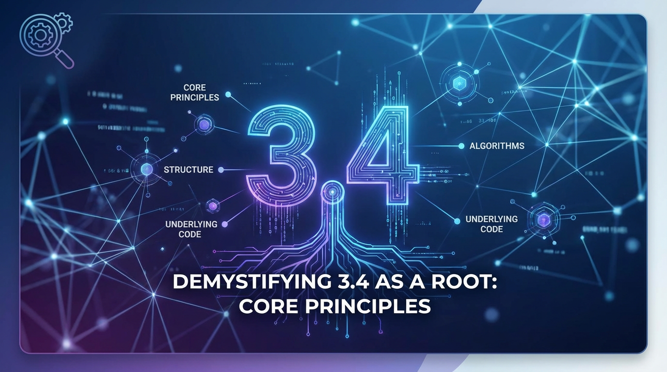 Demystifying 3.4 as a Root: Core Principles