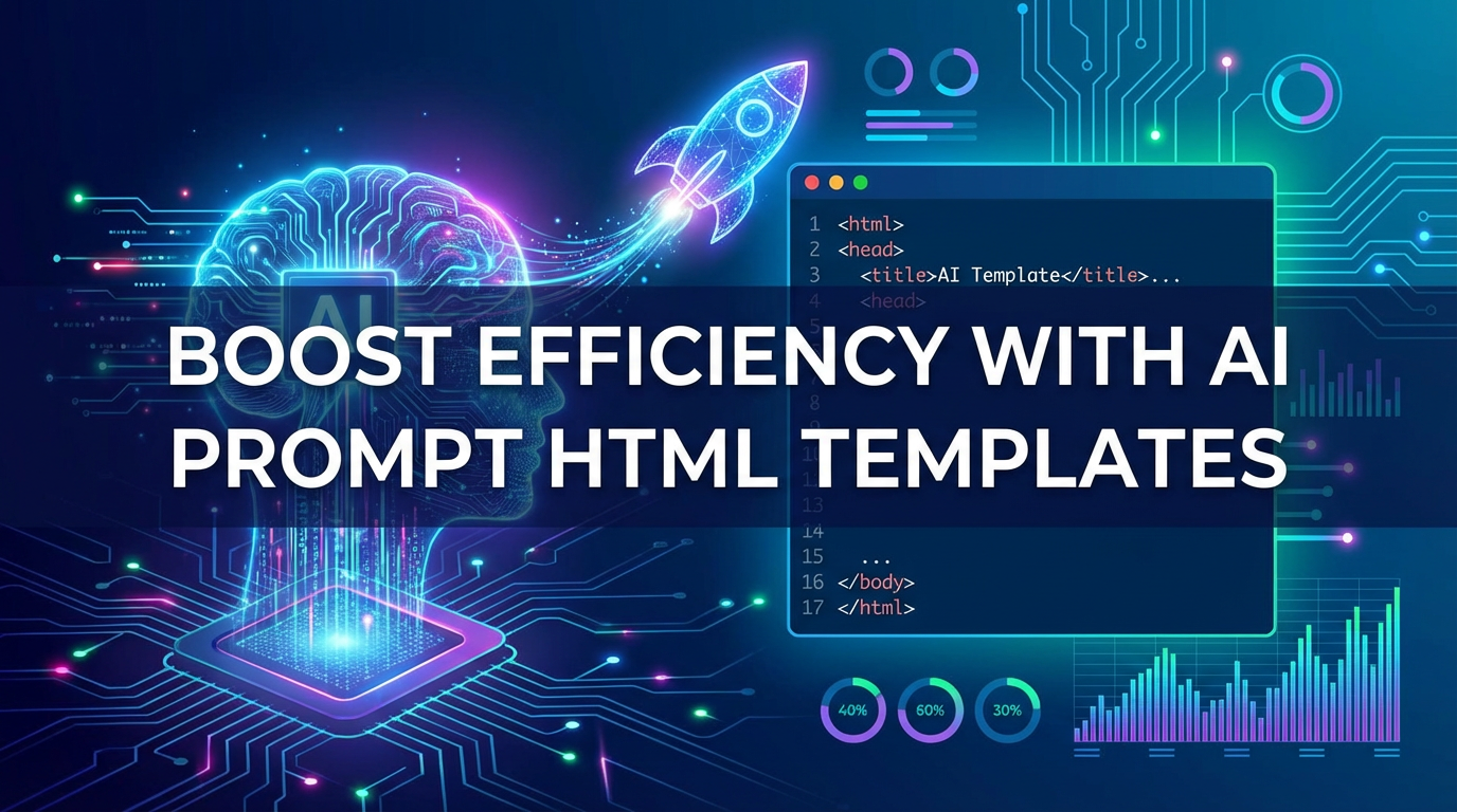 Boost Efficiency with AI Prompt HTML Templates