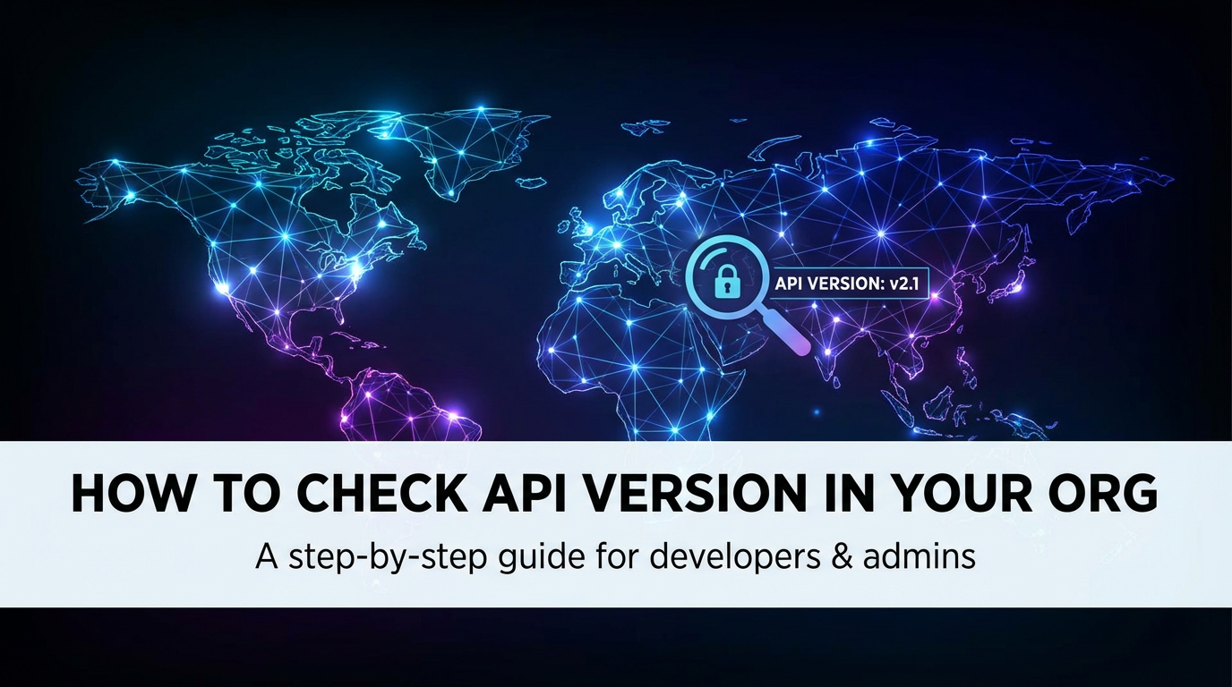 How to Check API Version in Your Org