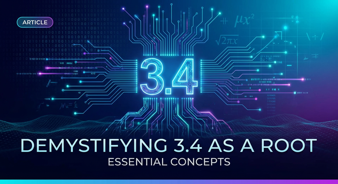 Demystifying 3.4 as a Root: Essential Concepts