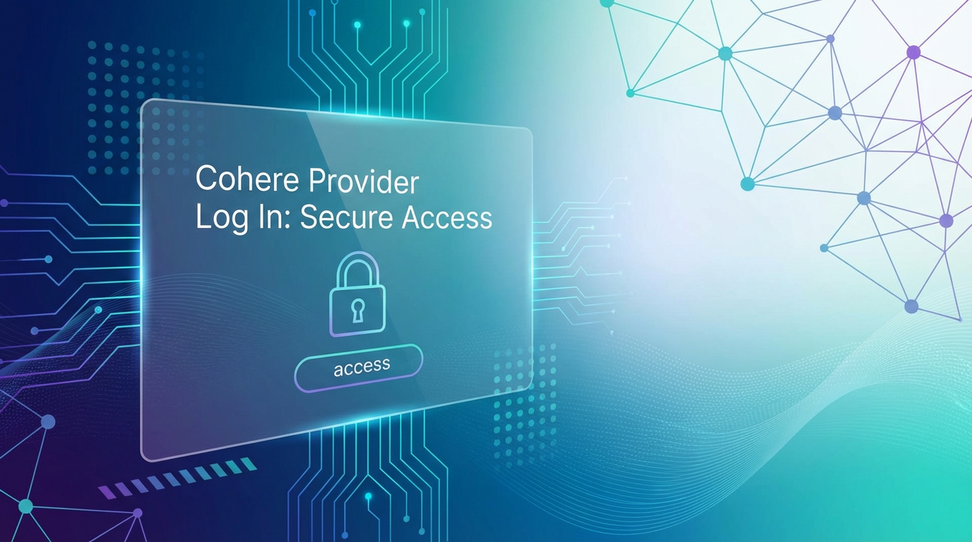 Cohere Provider Log In: Secure Access