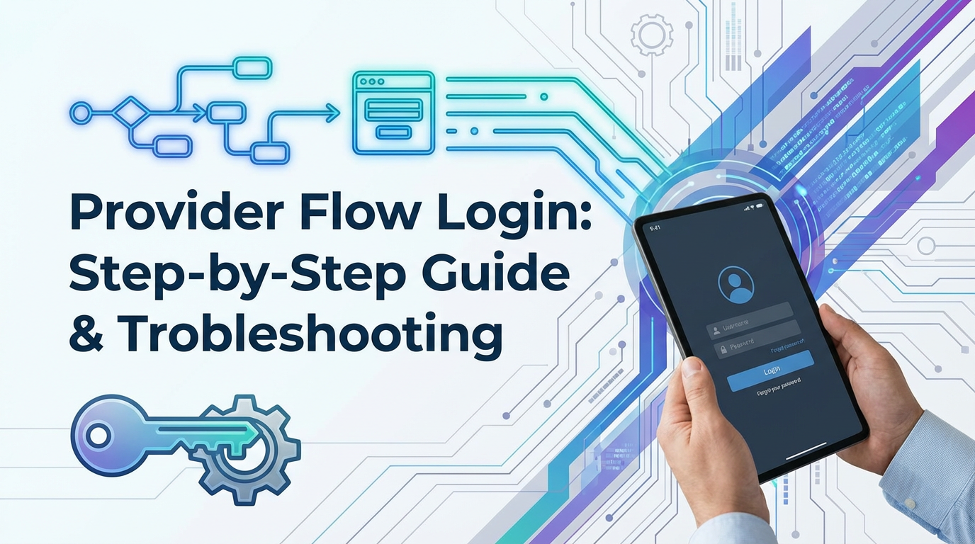Provider Flow Login: Step-by-Step Guide & Troubleshooting