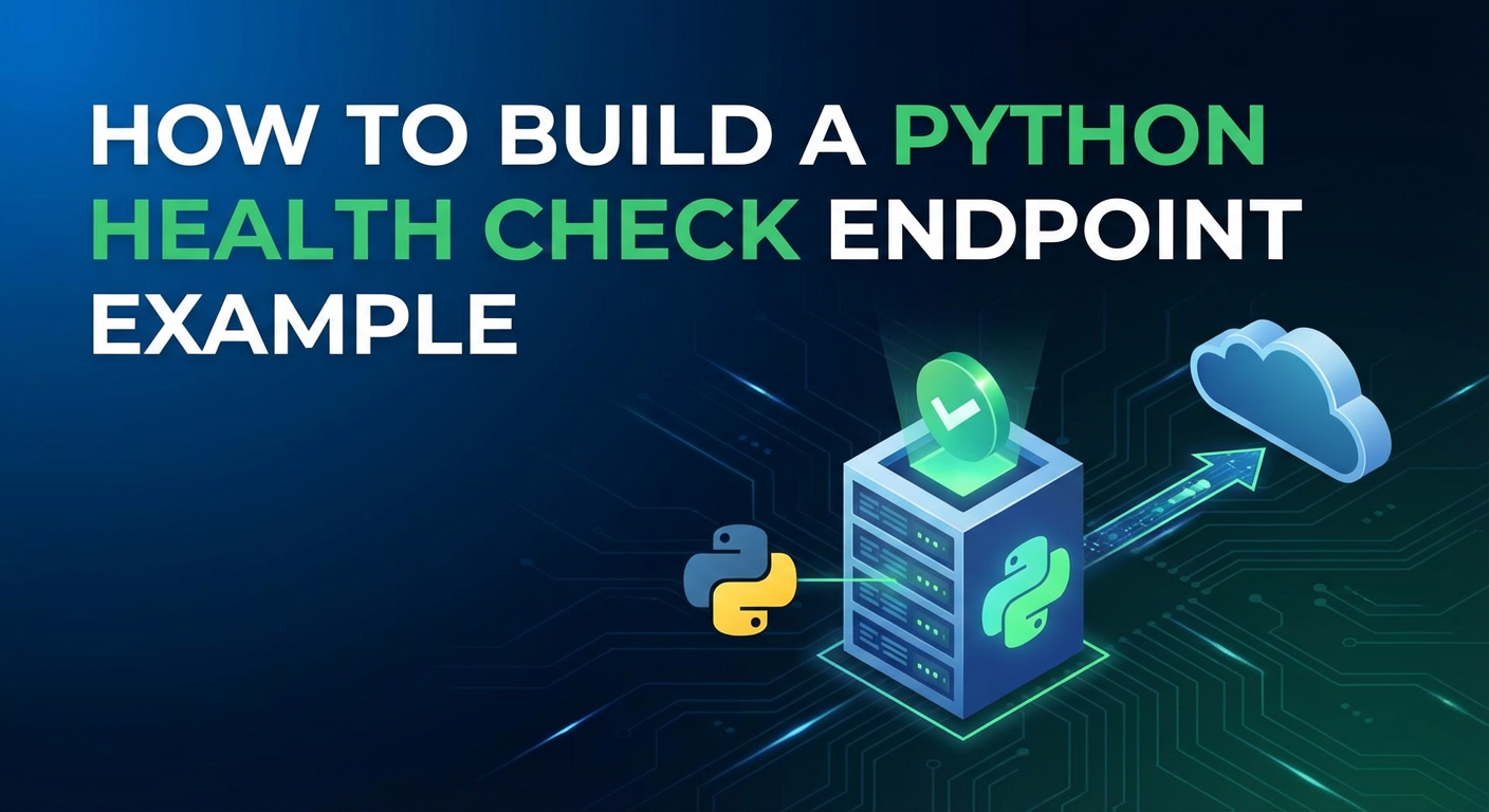 How to Build a Python Health Check Endpoint Example