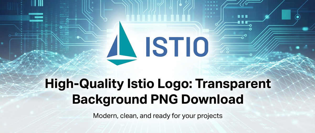 High-Quality Istio Logo Transparent Background PNG Download