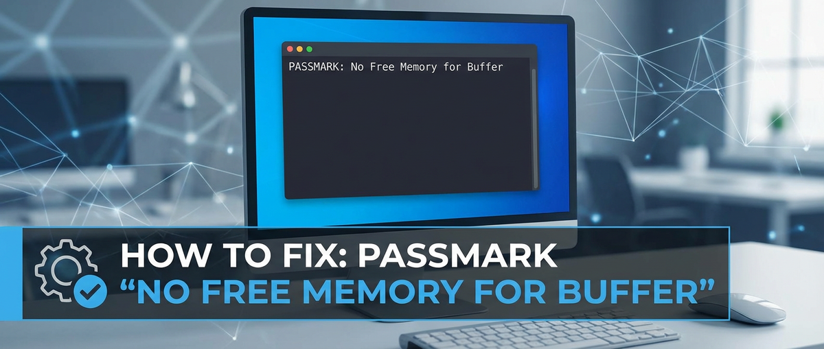 How to Fix Passmark 'No Free Memory for Buffer'