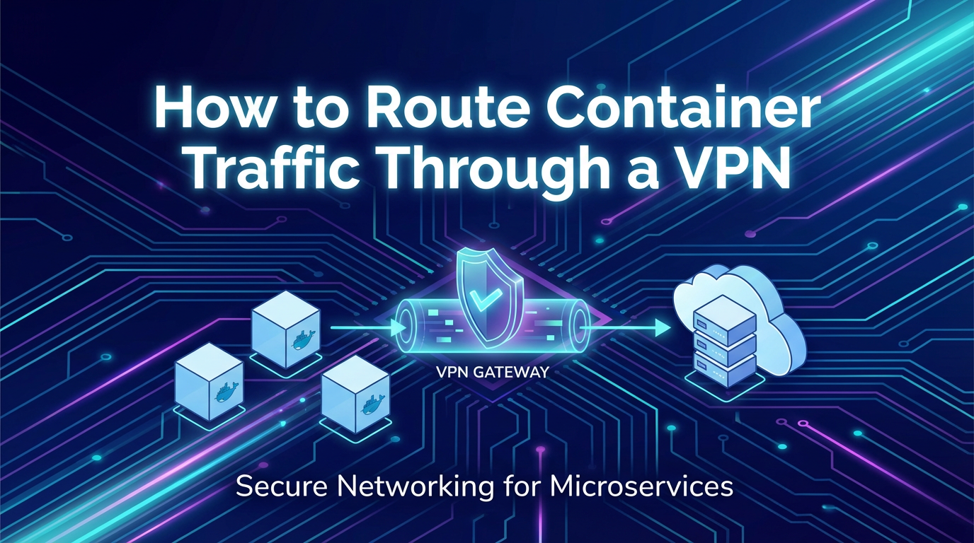 How to Route Container Traffic Through a VPN