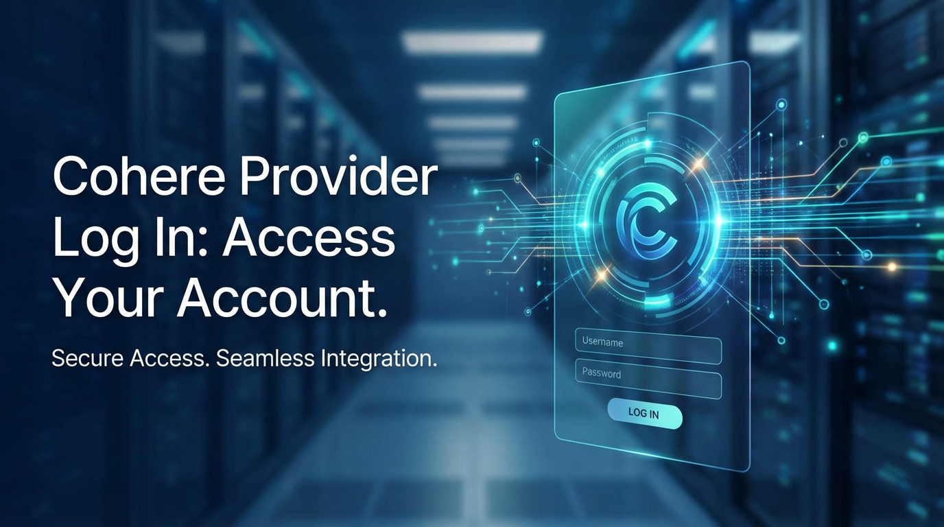 Cohere Provider Log In: Access Your Account