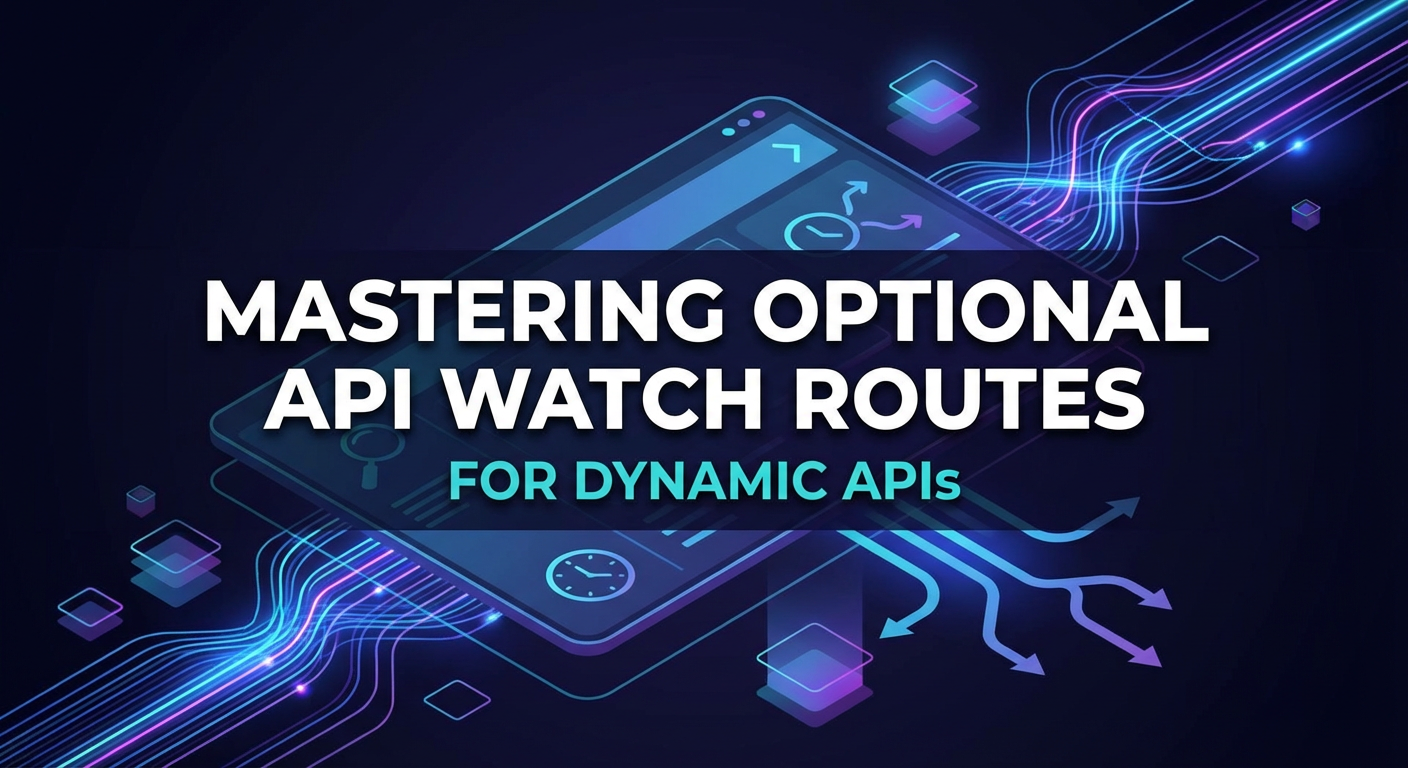 Mastering Optional API Watch Routes for Dynamic APIs